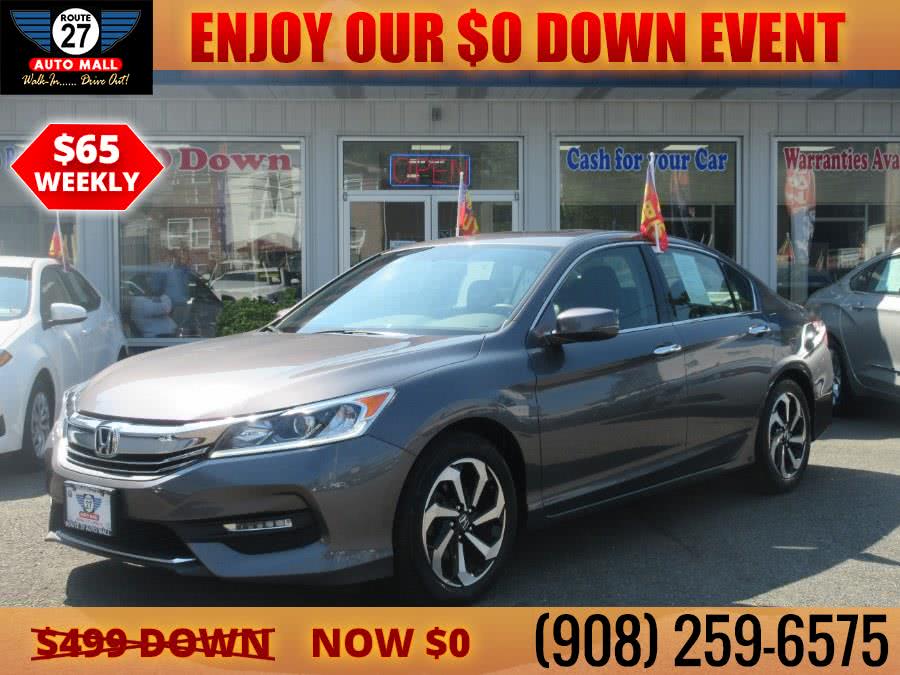 2017 Honda Accord Sedan EX-L V6 Auto, available for sale in Linden, New Jersey | Route 27 Auto Mall. Linden, New Jersey