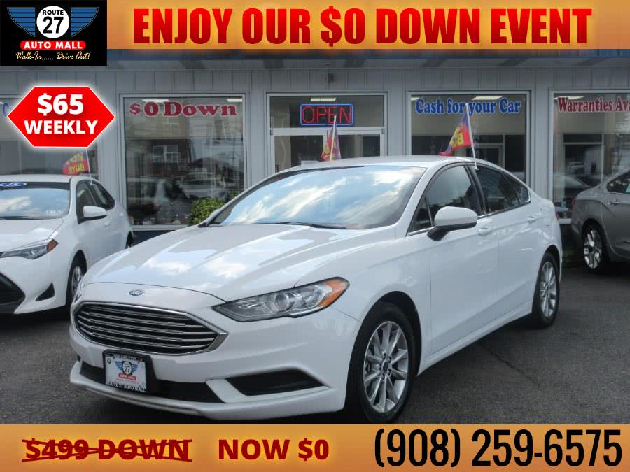 Used Ford Fusion SE FWD 2017 | Route 27 Auto Mall. Linden, New Jersey