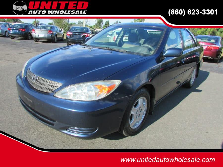 2002 Toyota Camry 4dr Sdn LE Auto (Natl), available for sale in East Windsor, Connecticut | United Auto Sales of E Windsor, Inc. East Windsor, Connecticut