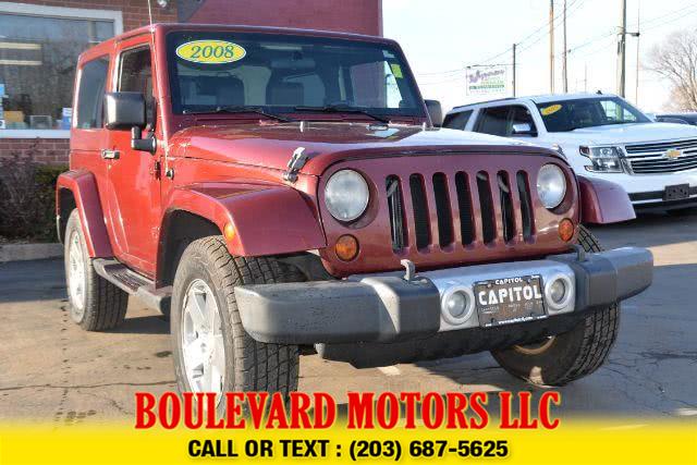 2008 Jeep Wrangler Sahara, available for sale in New Haven, Connecticut | Boulevard Motors LLC. New Haven, Connecticut