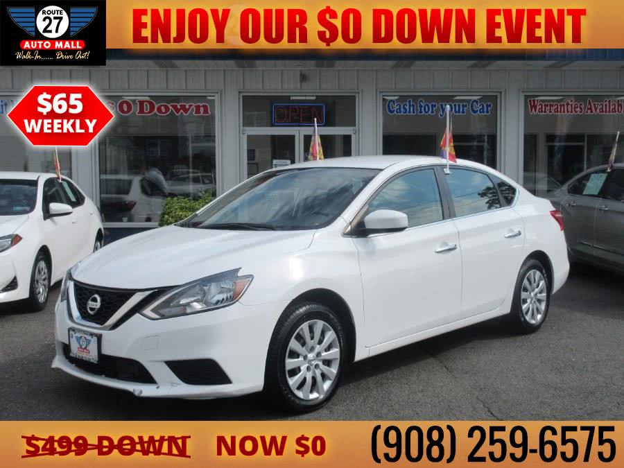 2018 Nissan Sentra SV CVT, available for sale in Linden, New Jersey | Route 27 Auto Mall. Linden, New Jersey