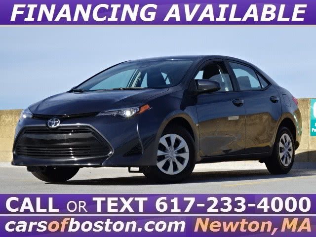 2017 Toyota Corolla L CVT (Natl), available for sale in Newton, Massachusetts | Cars of Boston. Newton, Massachusetts