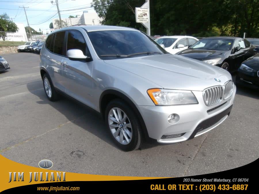 2014 BMW X3 AWD 4dr xDrive28i, available for sale in Waterbury, Connecticut | Jim Juliani Motors. Waterbury, Connecticut