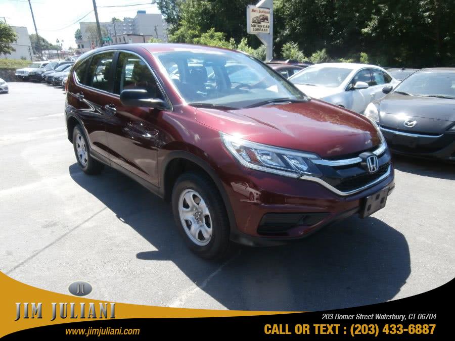 2015 Honda CR-V AWD 5dr LX, available for sale in Waterbury, Connecticut | Jim Juliani Motors. Waterbury, Connecticut