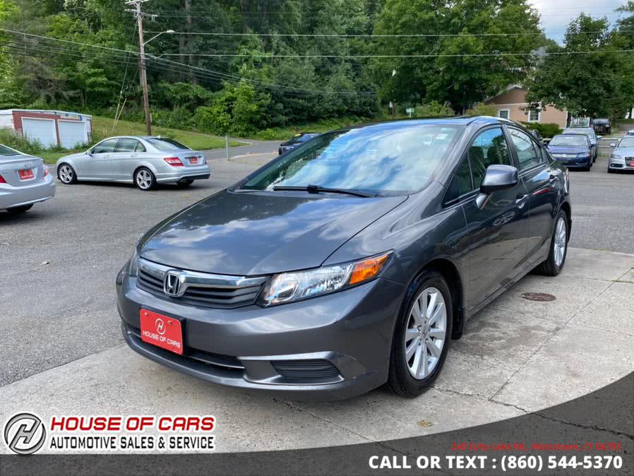 2012 Honda Civic Sdn 4dr Auto EX-L PZEV, available for sale in Waterbury, Connecticut | House of Cars LLC. Waterbury, Connecticut