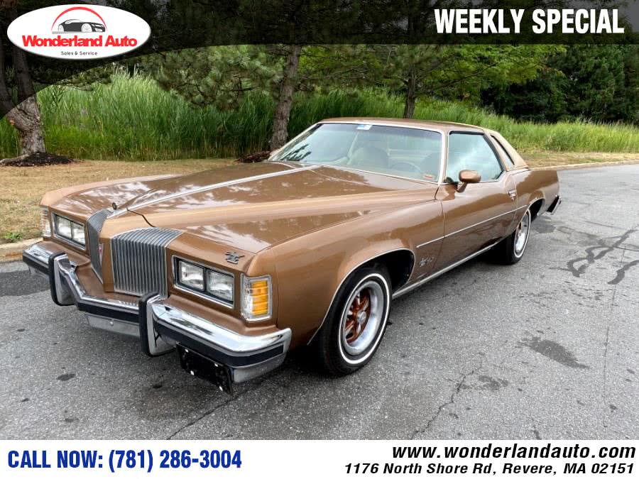 1976 Pontiac Gran Prix SJ, available for sale in Revere, Massachusetts | Wonderland Auto. Revere, Massachusetts