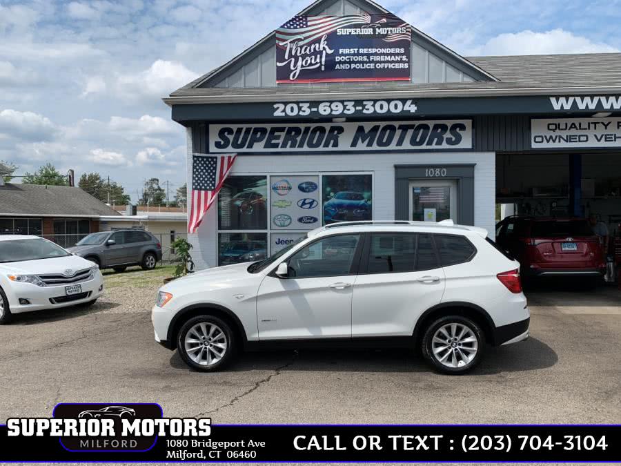 2013 BMW X3 PREMIUM X3 PREMIUM AWD AWD 4dr xDrive28i, available for sale in Milford, Connecticut | Superior Motors LLC. Milford, Connecticut
