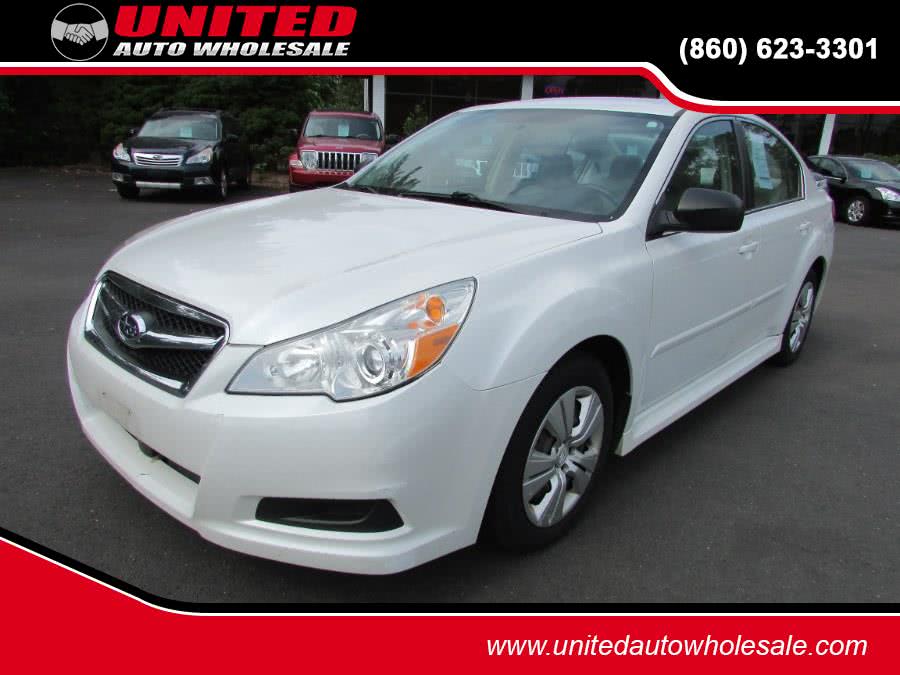 2011 Subaru Legacy 4dr Sdn H4 Auto 2.5i PZEV, available for sale in East Windsor, Connecticut | United Auto Sales of E Windsor, Inc. East Windsor, Connecticut