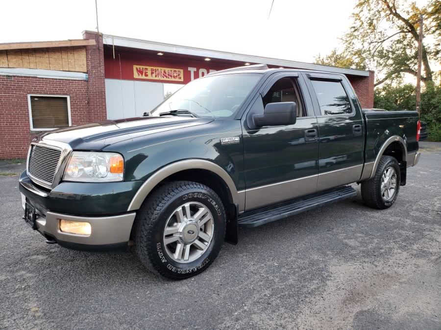 2005 Ford F-150 Lariat 4WD Super Crew Leather & Sunroof V8 5.4, available for sale in East Windsor, Connecticut | Toro Auto. East Windsor, Connecticut