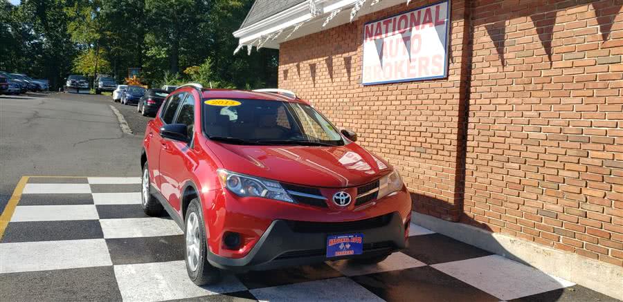 2013 Toyota RAV4 AWD 4dr LE, available for sale in Waterbury, Connecticut | National Auto Brokers, Inc.. Waterbury, Connecticut