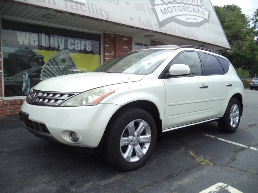 2007 Nissan Murano AWD 4dr SL, available for sale in Naugatuck, Connecticut | Riverside Motorcars, LLC. Naugatuck, Connecticut