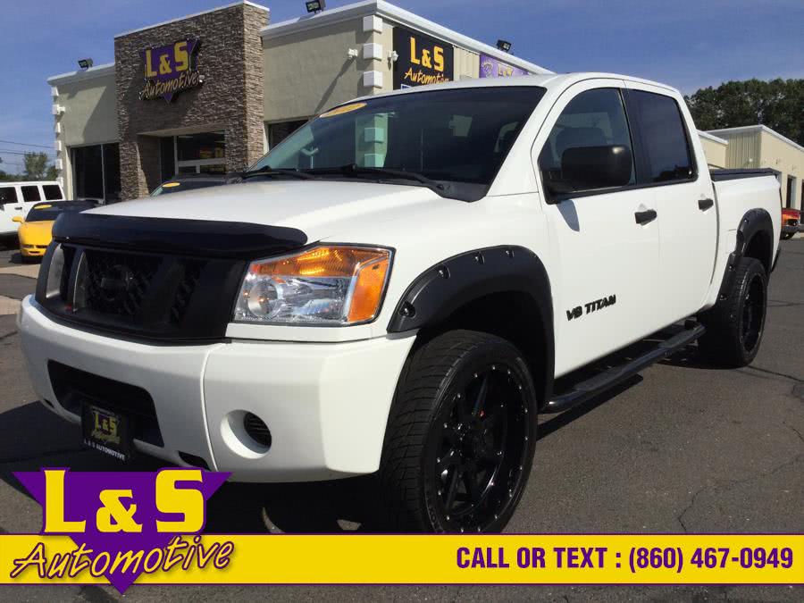 2012 Nissan Titan 4WD Crew Cab SWB SV, available for sale in Plantsville, Connecticut | L&S Automotive LLC. Plantsville, Connecticut