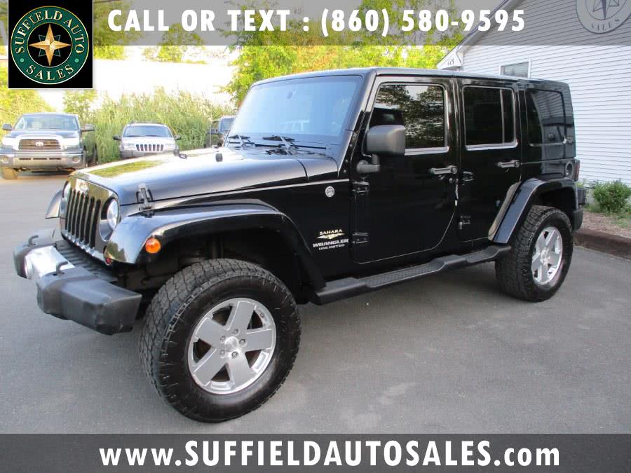 2009 Jeep Wrangler Unlimited 4WD 4dr Sahara, available for sale in Suffield, Connecticut | Suffield Auto LLC. Suffield, Connecticut
