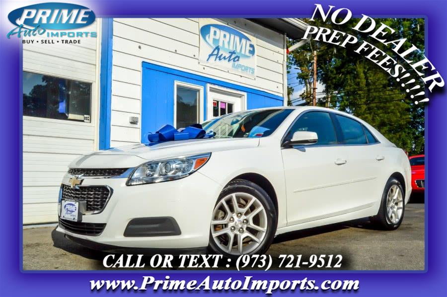2015 Chevrolet Malibu 4dr Sdn LT w/1LT, available for sale in Bloomingdale, New Jersey | Prime Auto Imports. Bloomingdale, New Jersey