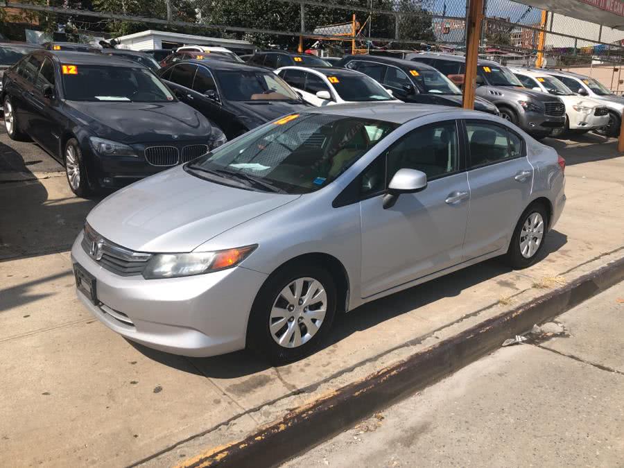 2012 Honda Civic Sdn LX, available for sale in Jamaica, New York | Sylhet Motors Inc.. Jamaica, New York 2012 Honda Civic Sdn LX, available for sale in Jamaica, New York | Sylhet Motors Inc.. Jamaica, New York