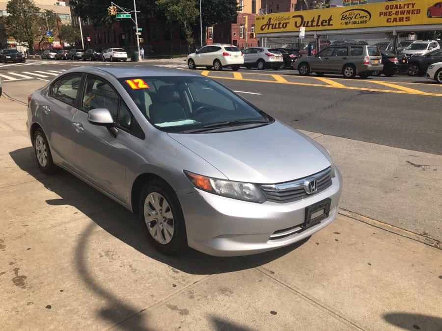 2012 Honda Civic Sdn LX, available for sale in Jamaica, New York | Sylhet Motors Inc.. Jamaica, New York 2012 Honda Civic Sdn LX, available for sale in Jamaica, New York | Sylhet Motors Inc.. Jamaica, New York