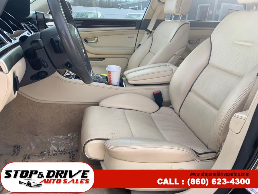 2010 Audi A8 L 4dr Sdn, available for sale in East Windsor, Connecticut | Stop & Drive Auto Sales. East Windsor, Connecticut 2010 Audi A8 L 4dr Sdn, available for sale in East Windsor, Connecticut | Stop & Drive Auto Sales. East Windsor, Connecticut