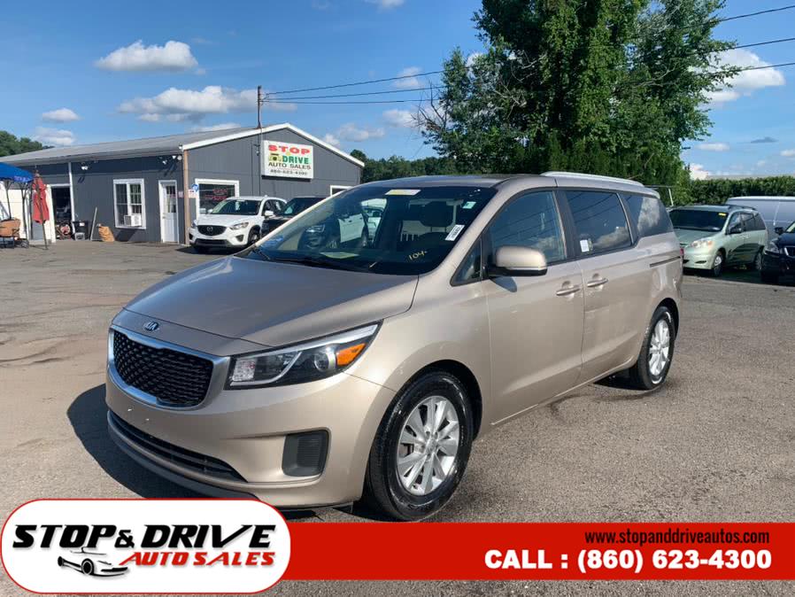 2015 Kia Sedona 4dr Wgn LX, available for sale in East Windsor, Connecticut | Stop & Drive Auto Sales. East Windsor, Connecticut