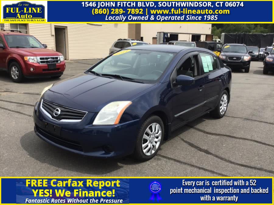 2011 Nissan Sentra 4dr Sdn I4 CVT 2.0 S, available for sale in South Windsor , Connecticut | Ful-line Auto LLC. South Windsor , Connecticut