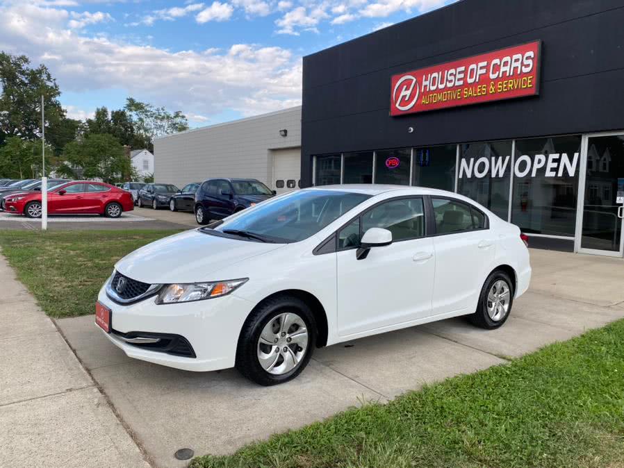 2013 Honda Civic Sdn 4dr Auto LX, available for sale in Meriden, Connecticut | House of Cars CT. Meriden, Connecticut