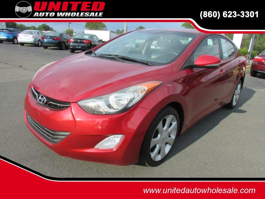 2012 Hyundai Elantra 4dr Sdn Auto Limited PZEV (Ulsan Plant), available for sale in East Windsor, Connecticut | United Auto Sales of E Windsor, Inc. East Windsor, Connecticut