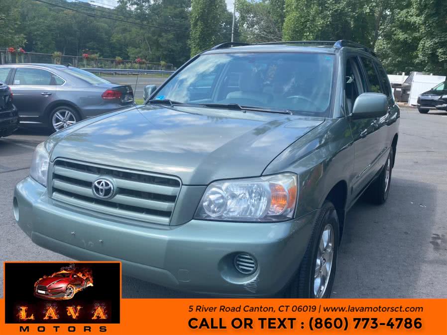 2006 Toyota Highlander 4dr V6 4WD Limited w/3rd Row, available for sale in Canton, Connecticut | Lava Motors. Canton, Connecticut
