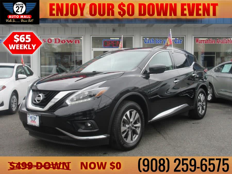 2018 Nissan Murano AWD SV, available for sale in Linden, New Jersey | Route 27 Auto Mall. Linden, New Jersey 2018 Nissan Murano AWD SV, available for sale in Linden, New Jersey | Route 27 Auto Mall. Linden, New Jersey