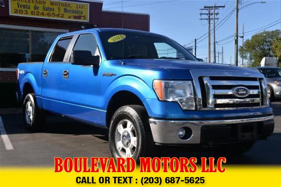 2011 Ford F150 Supercrew Cab XL Pickup 4D 6 1/2 ft, available for sale in New Haven, Connecticut | Boulevard Motors LLC. New Haven, Connecticut