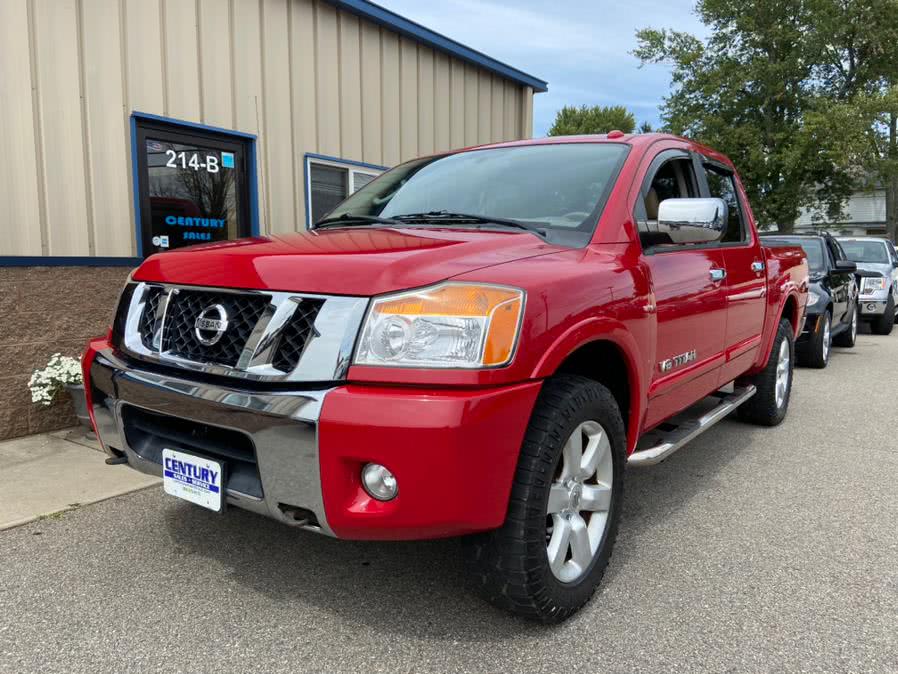 2011 Nissan Titan 4WD Crew Cab SWB SL, available for sale in East Windsor, Connecticut | Century Auto And Truck. East Windsor, Connecticut