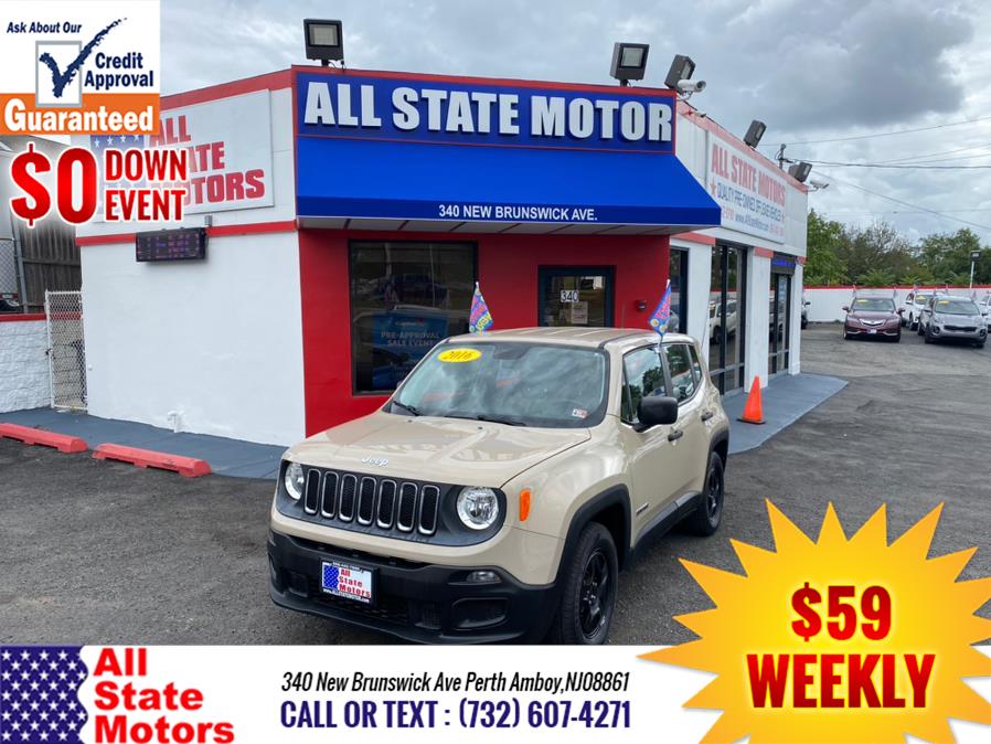 2016 Jeep Renegade FWD 4dr Sport, available for sale in Perth Amboy, New Jersey | All State Motor Inc. Perth Amboy, New Jersey 2016 Jeep Renegade FWD 4dr Sport, available for sale in Perth Amboy, New Jersey | All State Motor Inc. Perth Amboy, New Jersey