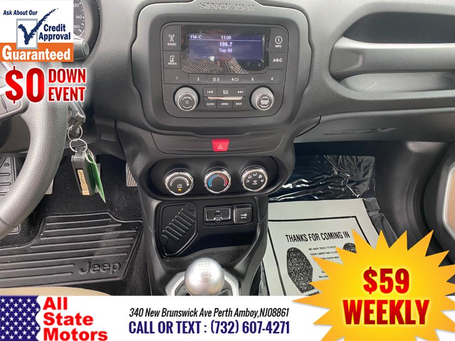 2016 Jeep Renegade FWD 4dr Sport, available for sale in Perth Amboy, New Jersey | All State Motor Inc. Perth Amboy, New Jersey 2016 Jeep Renegade FWD 4dr Sport, available for sale in Perth Amboy, New Jersey | All State Motor Inc. Perth Amboy, New Jersey