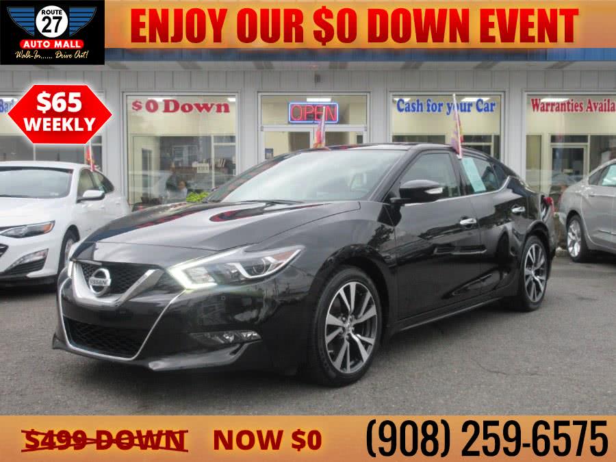 Used Nissan Maxima SL 3.5L 2017 | Route 27 Auto Mall. Linden, New Jersey Used Nissan Maxima SL 3.5L 2017 | Route 27 Auto Mall. Linden, New Jersey