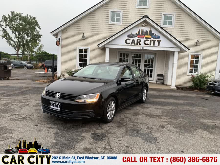 2012 Volkswagen Jetta Sedan 4dr Auto SE PZEV, available for sale in East Windsor, Connecticut | Car City LLC. East Windsor, Connecticut