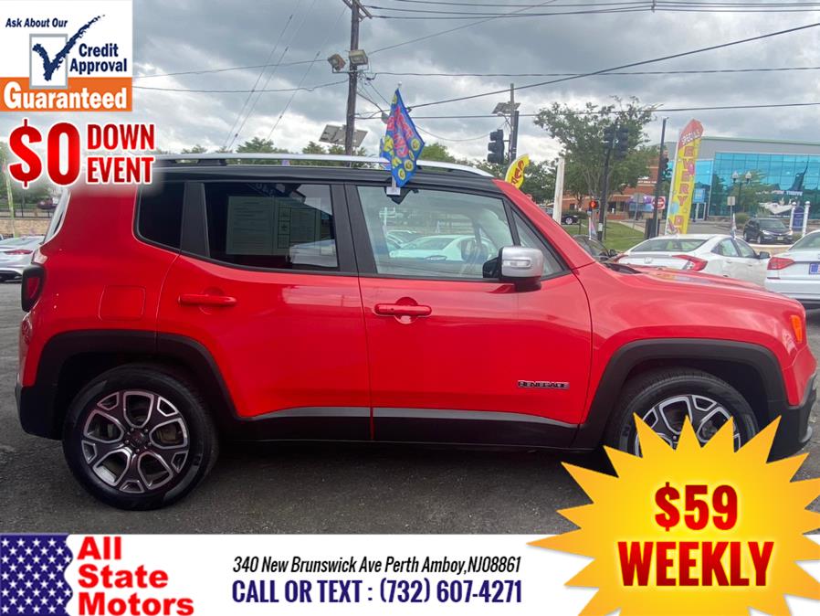 2016 Jeep Renegade FWD 4dr Limited, available for sale in Perth Amboy, New Jersey | All State Motor Inc. Perth Amboy, New Jersey 2016 Jeep Renegade FWD 4dr Limited, available for sale in Perth Amboy, New Jersey | All State Motor Inc. Perth Amboy, New Jersey