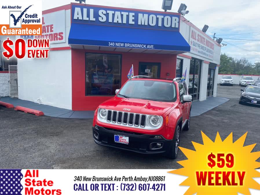 2016 Jeep Renegade FWD 4dr Limited, available for sale in Perth Amboy, New Jersey | All State Motor Inc. Perth Amboy, New Jersey 2016 Jeep Renegade FWD 4dr Limited, available for sale in Perth Amboy, New Jersey | All State Motor Inc. Perth Amboy, New Jersey