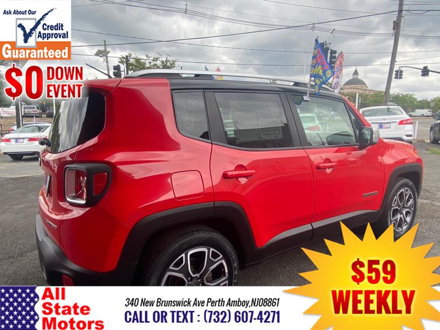2016 Jeep Renegade FWD 4dr Limited, available for sale in Perth Amboy, New Jersey | All State Motor Inc. Perth Amboy, New Jersey 2016 Jeep Renegade FWD 4dr Limited, available for sale in Perth Amboy, New Jersey | All State Motor Inc. Perth Amboy, New Jersey