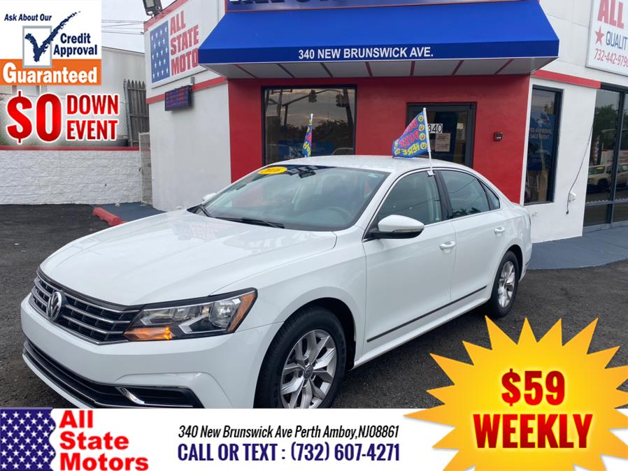 2016 Volkswagen Passat 4dr Sdn 1.8T Auto S, available for sale in Perth Amboy, New Jersey | All State Motor Inc. Perth Amboy, New Jersey 2016 Volkswagen Passat 4dr Sdn 1.8T Auto S, available for sale in Perth Amboy, New Jersey | All State Motor Inc. Perth Amboy, New Jersey