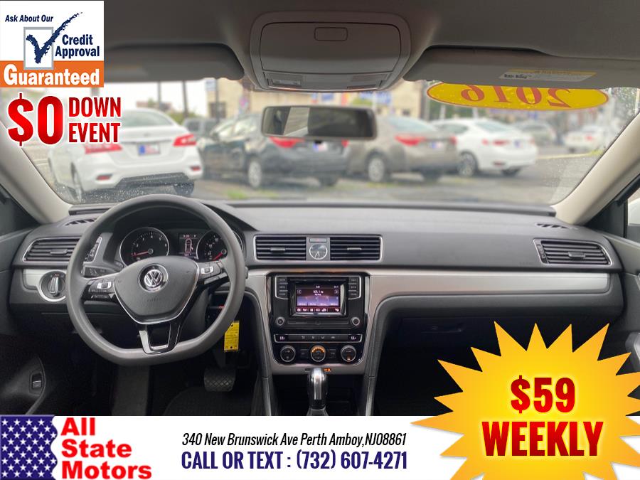 2016 Volkswagen Passat 4dr Sdn 1.8T Auto S, available for sale in Perth Amboy, New Jersey | All State Motor Inc. Perth Amboy, New Jersey 2016 Volkswagen Passat 4dr Sdn 1.8T Auto S, available for sale in Perth Amboy, New Jersey | All State Motor Inc. Perth Amboy, New Jersey