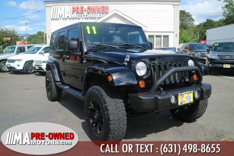 2011 Jeep Wrangler Unlimited 4WD 4dr Sahara, available for sale in Huntington Station, New York | M & A Motors. Huntington Station, New York