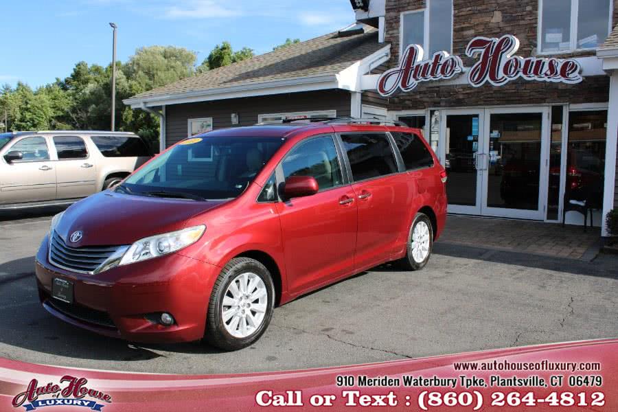2012 Toyota Sienna 5dr 7-Pass Van V6 XLE AWD (Natl), available for sale in Plantsville, Connecticut | Auto House of Luxury. Plantsville, Connecticut