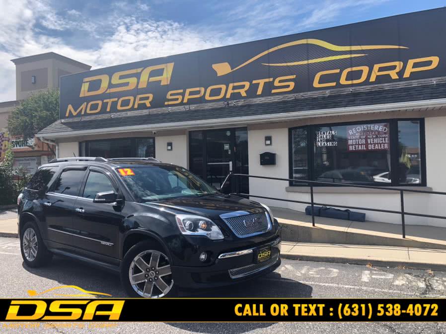 2012 GMC Acadia AWD 4dr Denali, available for sale in Commack, New York | DSA Motor Sports Corp. Commack, New York