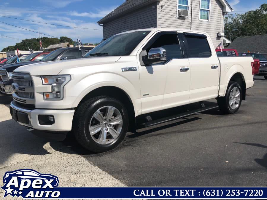 2016 Ford F-150 4WD SuperCrew 145" Platinum, available for sale in Selden, New York | Apex Auto. Selden, New York