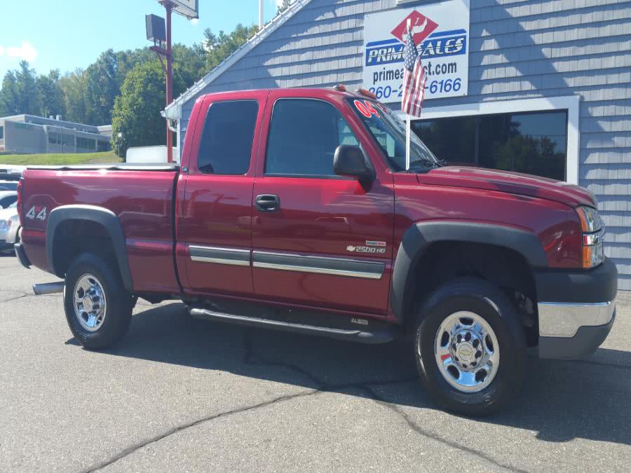 2004 Chevrolet Silverado 2500HD Ext Cab 143.5" WB 4WD LS, available for sale in Thomaston, CT