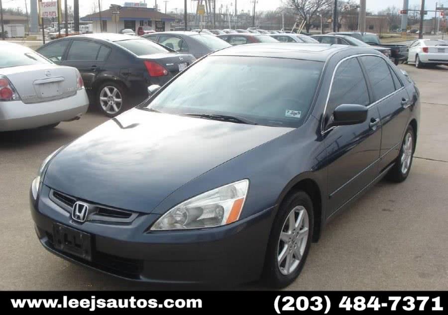 2003 Honda Accord Sdn EX Auto w/Leather, available for sale in North Branford, Connecticut | LeeJ's Auto Sales & Service. North Branford, Connecticut