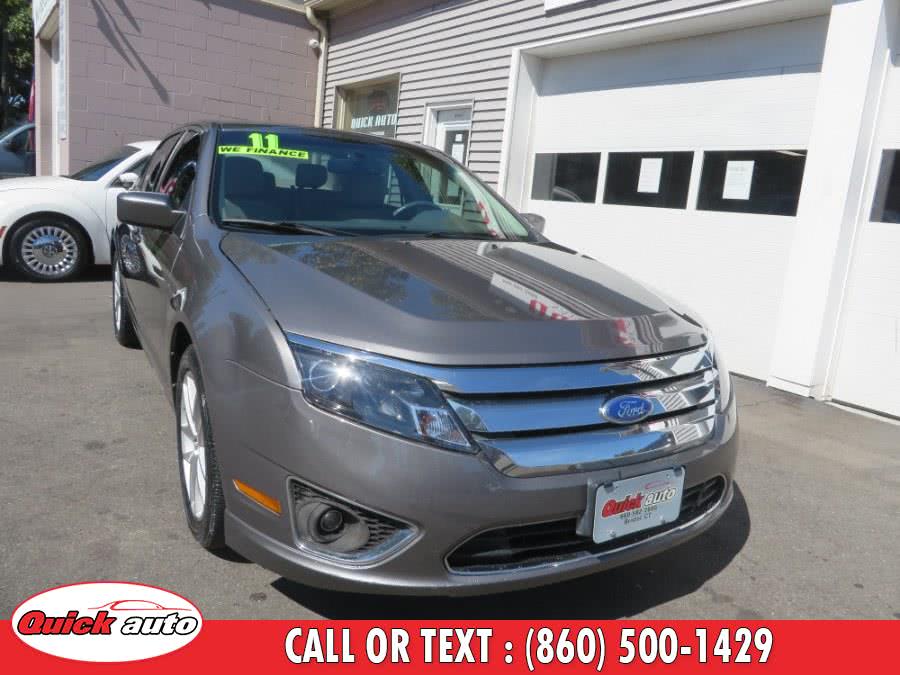 2011 Ford Fusion 4dr Sdn SEL FWD, available for sale in Bristol, Connecticut | Quick Auto LLC. Bristol, Connecticut