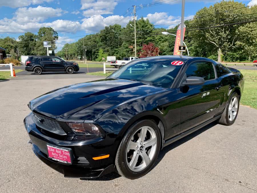 2012 Ford Mustang 2dr Cpe V6, available for sale in South Windsor, Connecticut | Mike And Tony Auto Sales, Inc. South Windsor, Connecticut