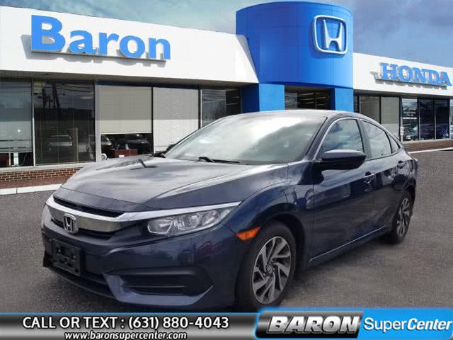 2017 Honda Civic Sedan EX, available for sale in Patchogue, New York | Baron Supercenter. Patchogue, New York