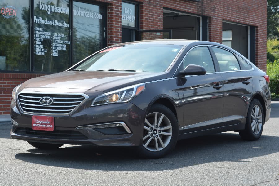2015 Hyundai Sonata 4dr Sdn 2.4L SE PZEV, available for sale in ENFIELD, Connecticut | Longmeadow Motor Cars. ENFIELD, Connecticut