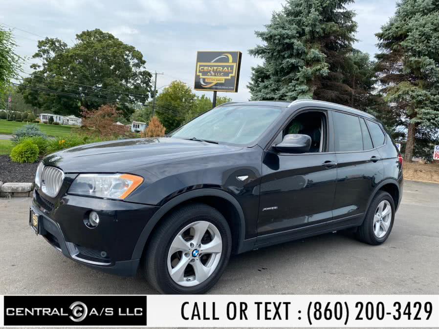 2012 BMW X3 AWD 4dr 28i, available for sale in East Windsor, Connecticut | Central A/S LLC. East Windsor, Connecticut