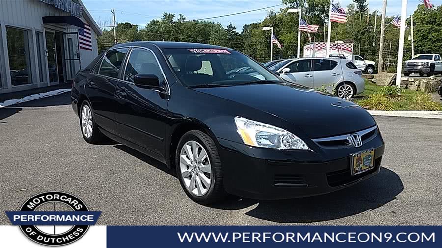 2007 Honda Accord Sdn 4dr V6 AT EX-L, available for sale in Wappingers Falls, New York | Performance Motor Cars. Wappingers Falls, New York